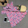 Váy lanh hoa tay trễ size đại 9 -12-
